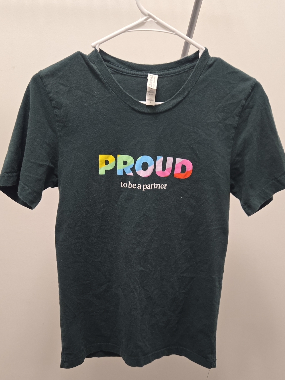 Starbucks Dark Green 'Proud to Be a Partner' Short Sleeve Tee